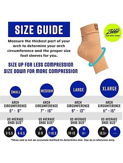 Plantar Fasciitis Socks, Compression Foot Sleeves with Arch Support for Men and Women, Black, Large
