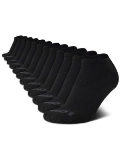 Men's Athletic Arch Compression Cushion Comfort Low Cut Socks (12 Pack)