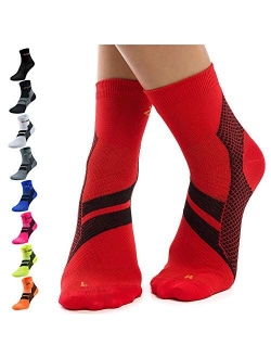 ZaTech Plantar Fasciitis Socks, Ankle Compression & Arch Support Socks, Seamless