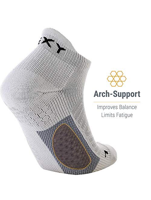 Rexy Balance Sneakers Socks - High Performance Arch Support Pad for Mens & Womens (1 Pair)