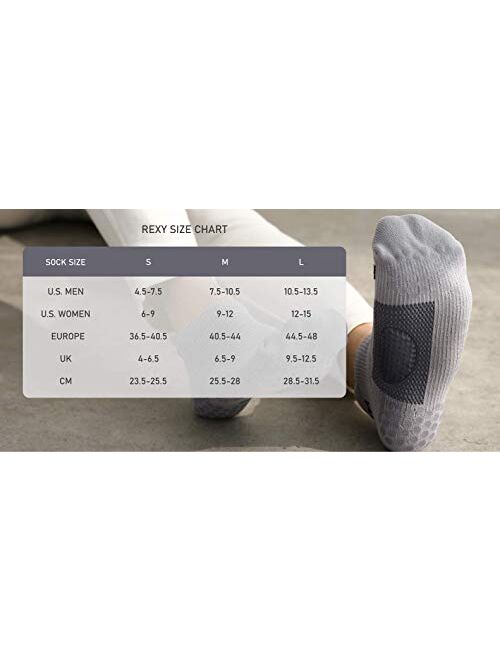 Rexy Balance Sneakers Socks - High Performance Arch Support Pad for Mens & Womens (1 Pair)