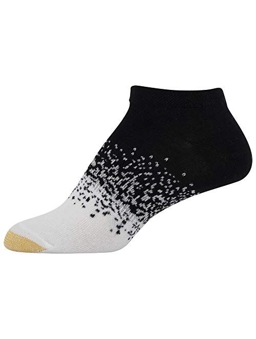 Gold Toe Women's No Show Sport Socks with Arch Support, 6 Pairs