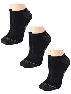 Women's 3 Pack Cushioned Moisture Wicking No Show Socks with Arch Support