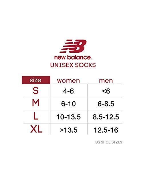 New Balance Women's 3 Pack Cushioned Moisture Wicking No Show Socks with Arch Support