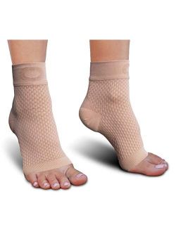 Plantar Fasciitis Socks with Arch Support for Men & Women - Best Ankle Compression Socks for Foot and Heel Pain Relief - Better Than Night Splint Brace, Orthotics, Insert