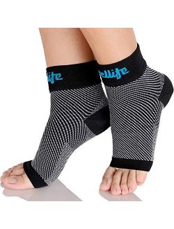 Dowellife Plantar Fasciitis Socks, Ankle Brace Compression Support Sleeves & Arch Support, Foot Compression Sleeves, Ease Swelling, Achilles Tendonitis, Heel Spur for Men