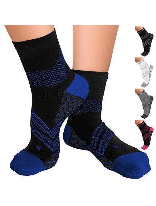 Buy TechWare Pro Plantar Fasciitis Socks – Therapy Grade Cushion Ankle ...