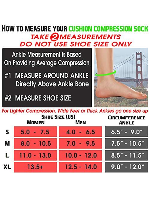 TechWare Pro Plantar Fasciitis Socks – Therapy Grade Cushion Ankle Compression Socks Women & for Men. Nano Socks Ankle Brace with Foot Arch Support