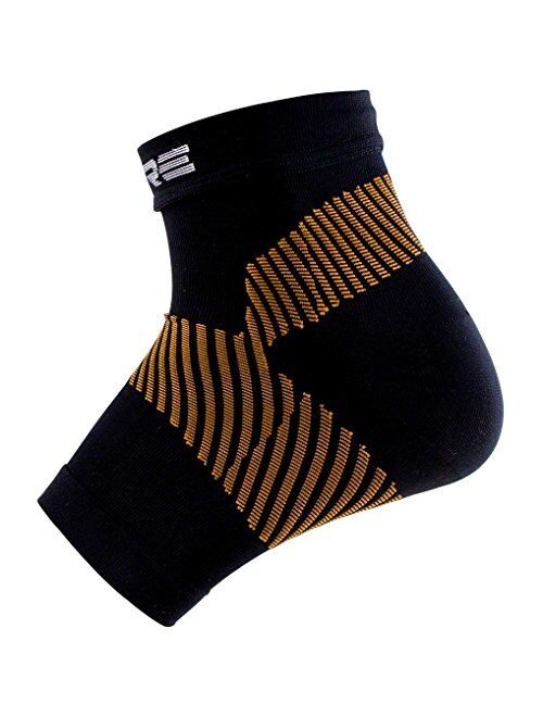 Pure Athlete Copper Plantar Fasciitis Compression Sleeves - Relieve Plantar Fasciitis Pain, Arch Support - Lightweight Foot Sleeve