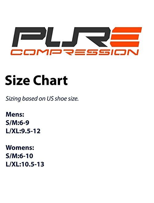 Pure Athlete Copper Plantar Fasciitis Compression Sleeves - Relieve Plantar Fasciitis Pain, Arch Support - Lightweight Foot Sleeve