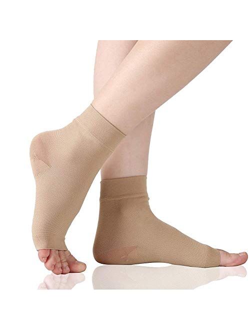 Plantar Fasciitis Socks, 20-30 mmHg Foot Care Compression Sleeve for Men Women, Compression Socks for Arch Support & Ankle Brace, Eases Swelling & Heel Spurs, Pain Relief