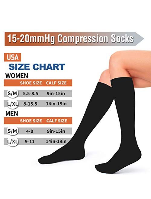 Compression Socks for Women and Men - Best Athletic,Circulation & Recovery