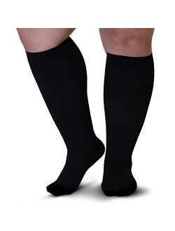 BLU HORN Compression Socks – 20-30mmHg Knee-High Compression Stockings for Women and Men with different Size Options