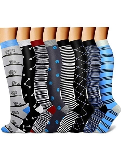 Compression Socks for Women & Men 15-20 mmHg, Best Medical, Nursing, for Running, Athletic, Varicose Veins, Travel