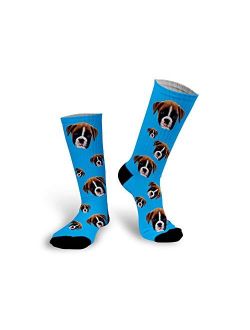 Dog face socks | Personalized pet socks | Your dog on socks | Custom dog sock | Animal socks | Sock with dog picture