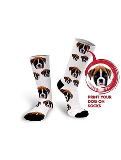 Dog face socks | Personalized pet socks | Your dog on socks | Custom dog sock | Animal socks | Sock with dog picture