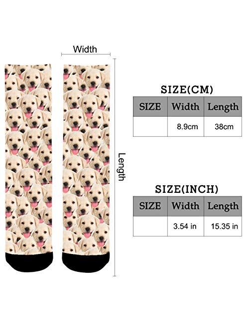 Custom Face Socks,Personalized Photo Socks,Upload Family Face on Socks for Men,Women