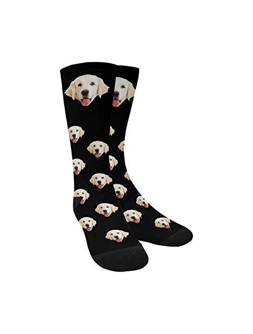 Turn Photo Socks, Funny Socks Turn Your Face into Socks for Pet Cat Dog Lover