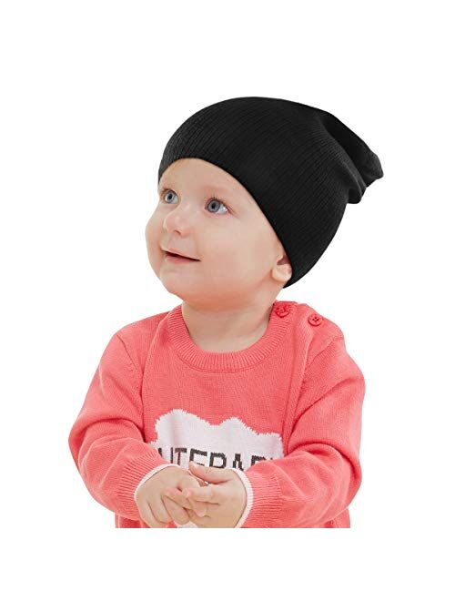 Century Star Kid's Winter Warm Knit Hats Slouchy Baggy Beanie Hat Skull Cap for Boys Girls