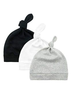 Durio Baby Hats Newborn Baby Beanie Knot Baby Boy Hat Soft Baby Girl Beanies Gifts for Baby Newborn Fall Winter Caps
