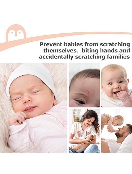 Momcozy Unisex Baby Hats Beanie, Organic Cotton Soft Caps Nursery Beanie for Baby Infant Newborn Boys Girls 0-12 Months