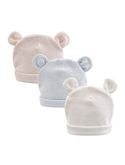 Cotton Newborn Baby Girls Hat Spring Newborn Boys Hat Cute Rabbit Infant Beanie