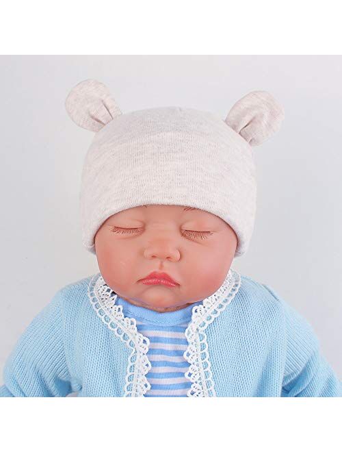 Cotton Newborn Baby Girls Hat Spring Newborn Boys Hat Cute Rabbit Infant Beanie