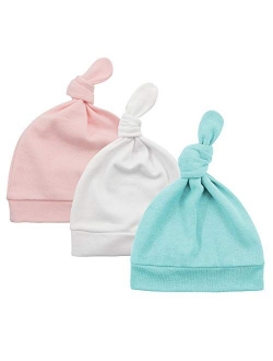 American Trends Baby Beanie Knot Baby Girl Hats Newborn Baby Beanies for Boys Girls Gifts Unisex Baby Accessories