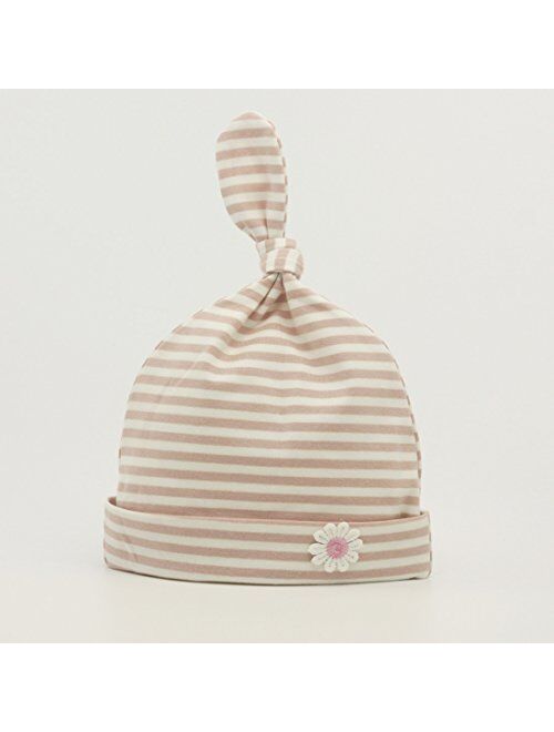 Newborn Beanie Baby Hats 0-6 Months 6-12 Months Girl Bow Caps Hospital Beanie Set