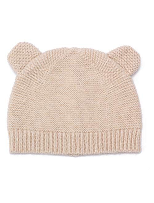 ASUGOS Baby Girls Winter Hats Infant Winter Beanie Baby Boys Knit Caps with Cute Bear Ears 3-6 Months 6-12 Months