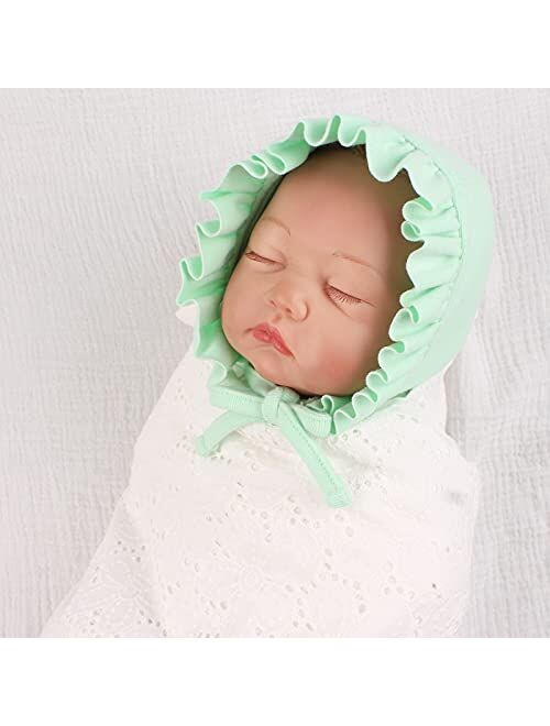Lovely Baby Girl Hospital Hat Soft Cotton Newborn Beanie Winter Baby Hats for Infant Girls 0-6 Months