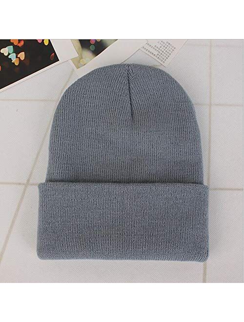 LHTHZHY Kids Winter Beanies Soft Warm Knitted Baby Hats Caps Cute Cozy Chunky Winter Infant Toddler Beanies for Boys Girls