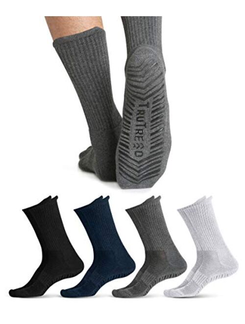 Non Skid Crew Grip Socks (4 Pairs) Barre Yoga Pregnancy Hospital