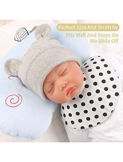 Cotton Newborn Girl Hat Solid Baby Boys Beanie Spring Infant Hats for Girls