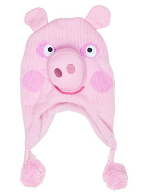 Peppa Pig Pink Peppa Scandinavian Knitted Hat with Pom Pom, Age 2-6