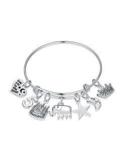 Birthday Gifts for Women Girls Bracelet, Expandable Charm Bracelets 5th 6th 7th 8th 9th 10th 20th 30th 40th 50th 60th 70th 80th 90th Birthday Gift for Friend, Mom, Daught