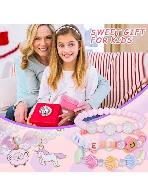 PinkSheep Beads Bracelet for Kids, Girls Boho Bracelet, Friendship Tiny Bracelet, 10 PC, Value Set
