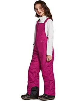 TSLA Kids & Boys and Girls Winter Snow Bibs, Waterproof Insulated Snowboard Overalls, Windproof Ripstop Ski Pants
