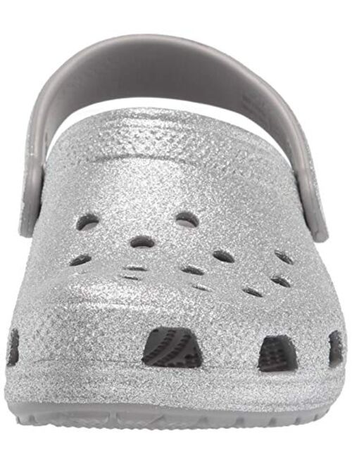 Crocs Men's and Women's Classic Sparkly Clog | Metallic and Glitter Shoes