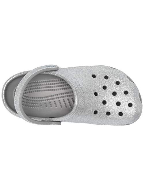 Crocs Men's and Women's Classic Sparkly Clog | Metallic and Glitter Shoes