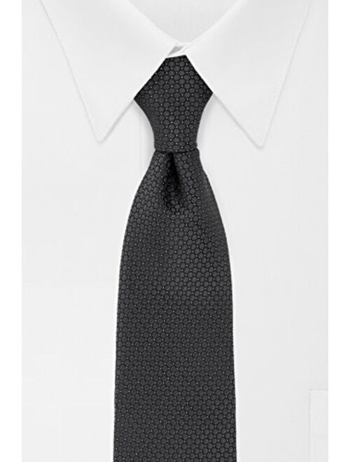 Calvin Klein - Corbata negra para hombre