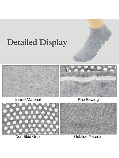 Non Skid Slip Sticky Grippers Socks Pilates Ballet Barre Yoga Socks for Women