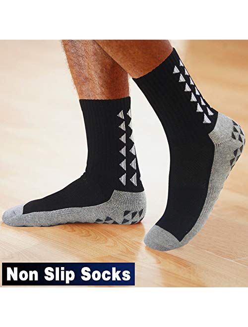 Anti Slip Non Slip,Non Skid Slipper Hospital,Sport,Athletic Socks with grips …