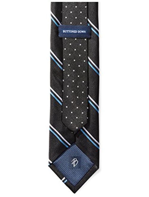 Marca Amazon – corbata clásica de seda con botones para hombre de 3.0 in