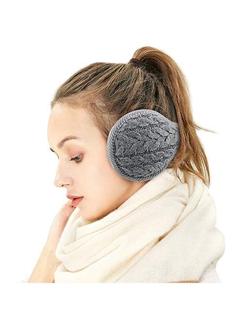 Winter Men's Women's Soft Terry Foldable Sport Ear Muffs Ear Covers