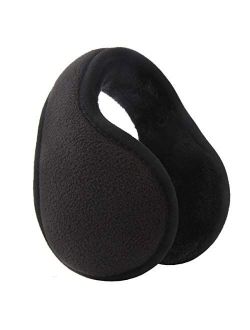 Ear Warmers For Men Women Foldable Fleece Unisex Winter Warm Earmuffs For Cold Winters,Biking,Adjustable,Protects Ears