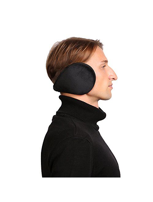 HIG Ear Warmers for Men & Women Classic Fleece Unisex Winter Warm Earmuffs