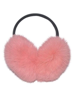 Warm Fur Female Earmuffs Made Of Genuine Rabbit Fur