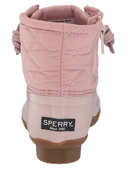Sperry Unisex-Child Saltwater Nylon Quilt Rain Boot