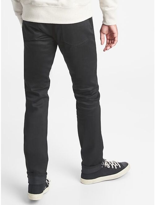 Selvedge Slim Jeans With Gapflex